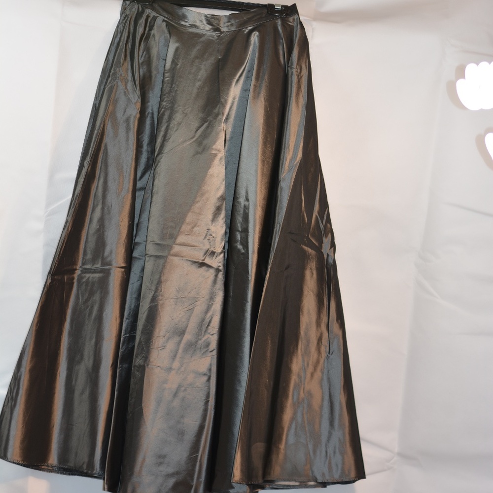 Silver-Grey Long Skirt SZ 12 #B40